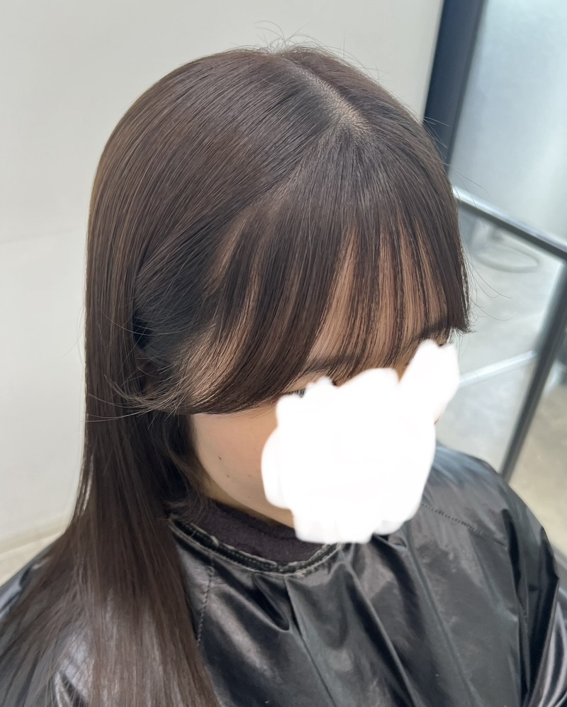 絹女プロ 前髪 after ツヤ