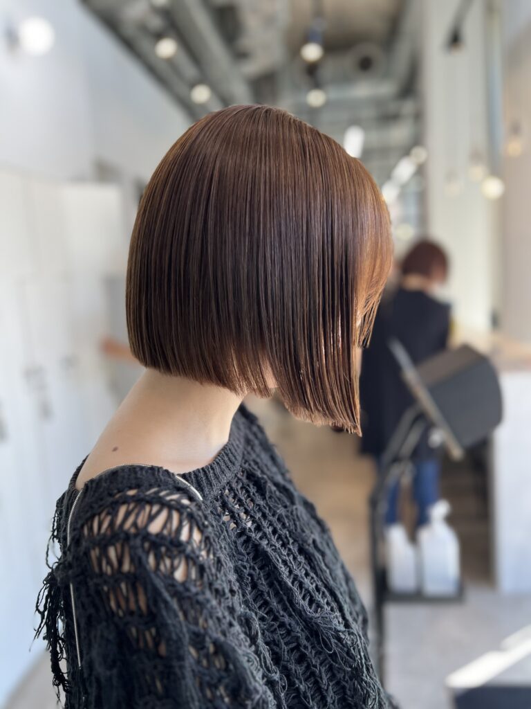 絹女プロ ボブ after ツヤ③