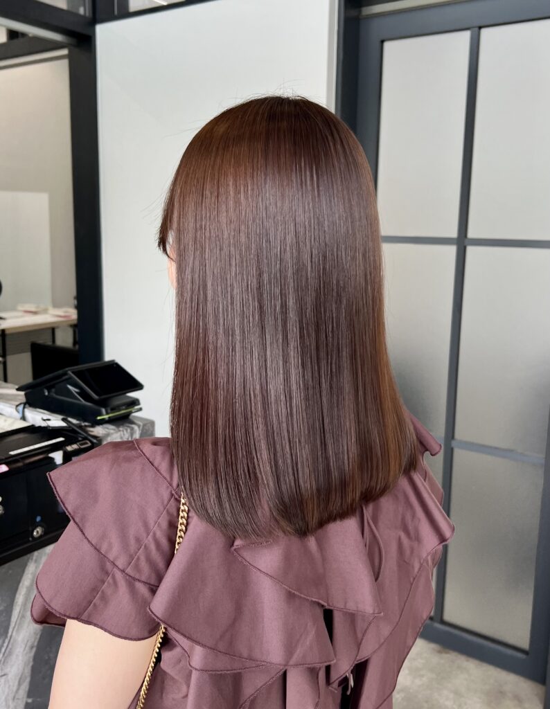 絹女プロ 使用後 after ツヤ髪