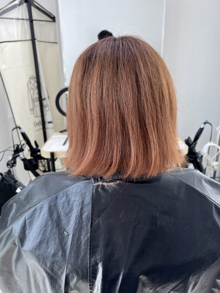 絹女プロ ボブ before