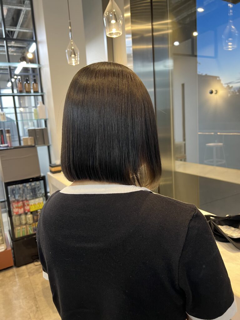 絹女プロ ボブ after ツヤ②