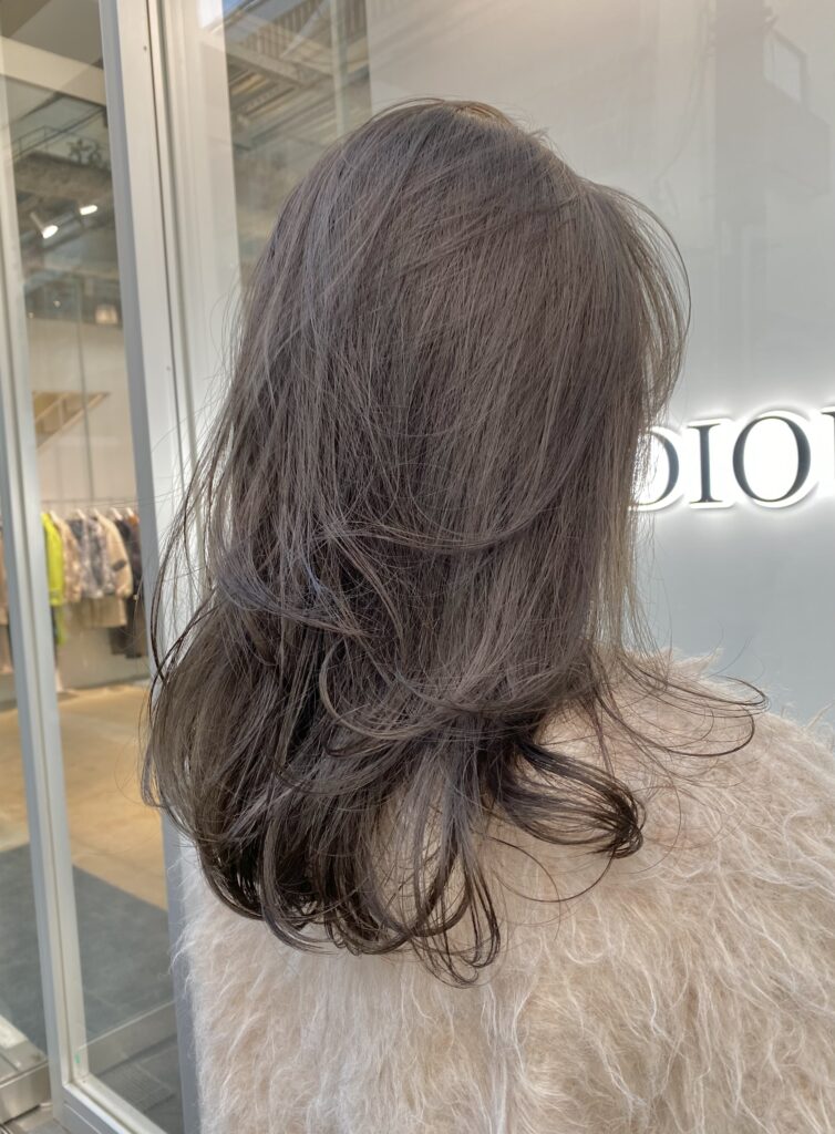 絹女プロコテ エアリーなレイヤー巻き ふんわり